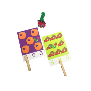 Caterpillar Count n Clip Cards (Age: 3 years+)
