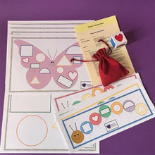 Load image into Gallery viewer, Shape Butterfly / Wriggly Caterpillar Game Sets - Combo
